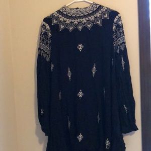 Free people embroidered dres large